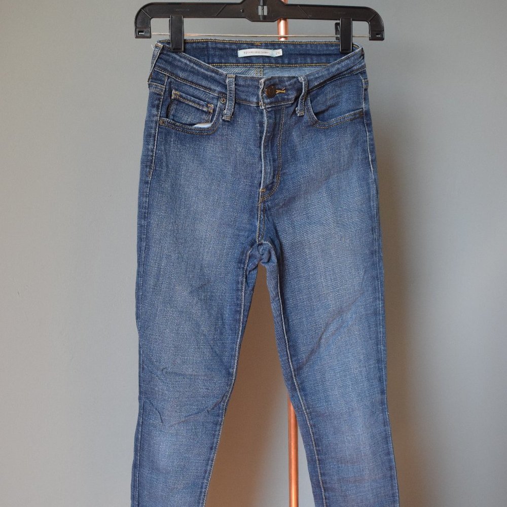 Levi's 721 High Rise Skinny Denim